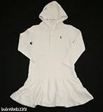 Girls Polo Ralph Lauren Long Sleeve Hooded Henley Dress
