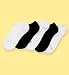 5 Pairs of Cotton Rich Assorted Trainer Liner Socks