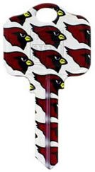 Arizona Cardinals Kwikset KW1 House Key
