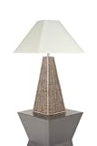 Raffles Wicker Pyramid Lamp
