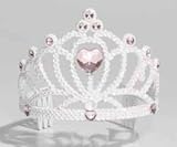 IMAGE OF Pink Glitter Tiara [Apparel]