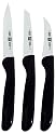 ZWILLING 38115001 Gemüsemesser-Set, 3 tlg., Kunststoff, schwarz