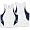 White/navy