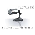 Sharx Security SCX2202AC Krypton 2.4 GHz Wireless Color Weather Proof Indoor Outdoor Camera and Receiver Kit with Night Vision and Audio