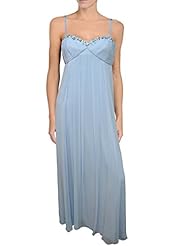 Chiffon/Polyester/Silk Mesh Crystal Pleated Beaded Crinkled Spaghetti Strap Evening Dress/Jumpsuit 