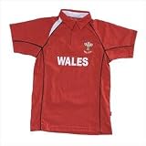 Wales - Junior World Cup SS Shirt Red 9-10 Yrs