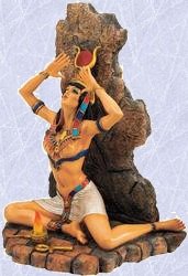 Egyptian Offering Statue Goddess Isis Sculpture