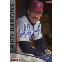 Mike Mason, Scranton/W-B Red Barons - Phillies Affiliate, 2002 Choice Autographed Card
