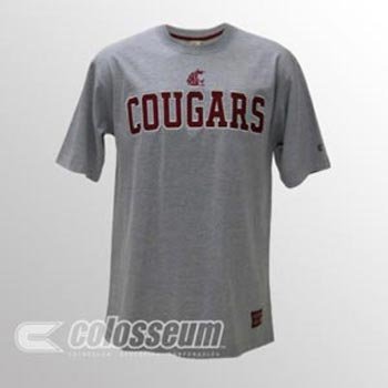 Washington State Licensed Embroidered Logo T-Shirt Washington State Licensed Embroidered Logo T-Shirt