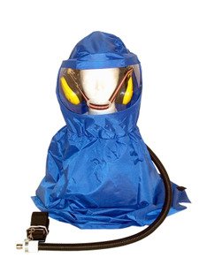 Sandblast Hood Assembly for use with Supplied Air System