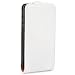 iPhone 4 Case: Housse �tui coque cuir avec rabat pour Apple iPhone 4 4G - Blanc