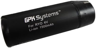 GPK Systems Battery for Ryobi Laser Level Distance Measure Multimeter Infrared Thermometer, Stud Finder Motion Sensing Alarm Flashlight Utility Light Headphones Visual Inspection Scope Hi-power Flashlight LED Jobsite Light Allplay Music Player Tek4