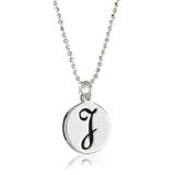 Erica Anenberg Initial J Silver Pendant