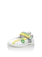 Billowy Merceditas (Blanco / Verde)