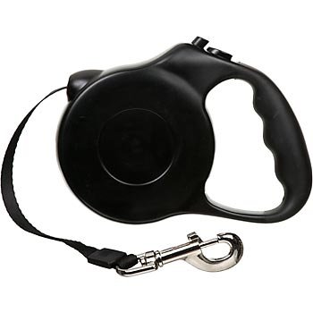 PETCO Retractable Black Cord Leash for Dogs