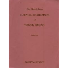 Farewell to Stromness, and Yesnaby Ground - Piano solo