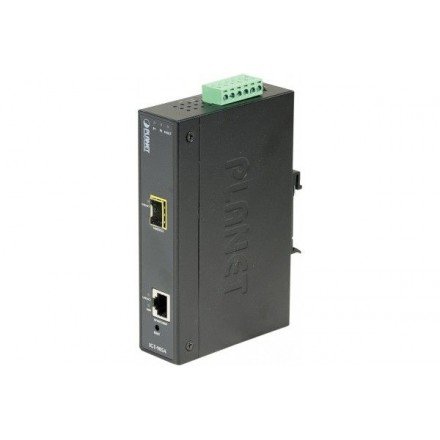 Planet conv. indus IP30 RJ45/GIGABIT sfp fibre -30/75°