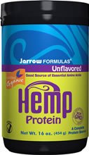 Jarrow Formulas Hemp Protein (Organic) Unflavored -- 16 oz - Vegan ( Multi-Pack)