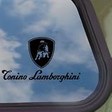Lamborghini Black Decal Logo Bull Car Truck Window Sticker 
