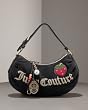Juicy Couture Terry City Girl Strawberry Field SHoulder Bag Black