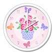 Blossoms and Butterflies Children's Clock by Olive Kids
