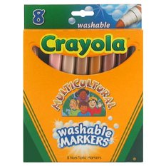 Crayola Multicultural Washable Markers by Crayola