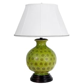 Frederick Cooper Spring Tortoise Green Porcelain Table Lamp