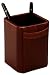 Mocha Leather Pencil Cup