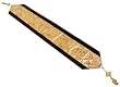 Asian table runner, imperial gold
