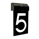 Matterinc Solar LED Number 5 - Black