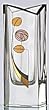 Glencairn Crystal GS08c Sml V top Rennie Mackintosh Bud Vase, colour