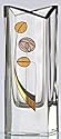 Glencairn Crystal GS08c Sml V top Rennie Mackintosh Bud Vase, colour