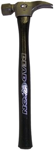 Dead On DO24 24oz Milled Face 18-Inch Straight Hickory Handle Hammer
