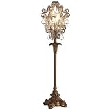 Antique Gold Chandelier Style 25 Watt Set of 2