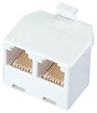 Lenovo TL96522 6-Conductor Duplex Wall Jack Adapter (White)