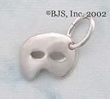 Phantom of the Opera Phantom Mask Sterling Silver Charm