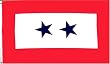 Blue 2 Stars Service "Sons in Service" MILITARY Flag - 3 foot by 5 foot Polyester (NEW)