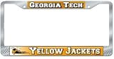 Georgia Tech Yellow Jackets NCAA Metal License Plate Frame