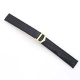 Black Genuine Crocodile Strap 15mm