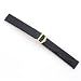 Black Genuine Crocodile Strap 15mm