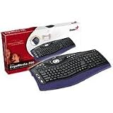 31M5X13EH2L. SL160  Genius Ergomedia 700 GR Tastatur für USB und PS/2
