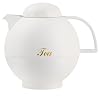 Emsa 06781012 RONDO Tee-Isolierkanne mit Teefilter, 1,0 L wei�