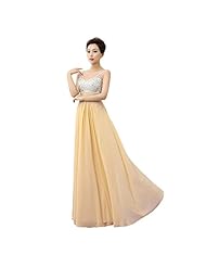 Polyester/Viscose Pleated Crystal Backless Beaded Evening Dress 