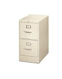 2-Drawer Letter File, Vertical, 15x25x29, Putty