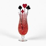 CARD SYMBOL STIR STICKS (25 PIECES) - BULK