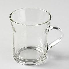 6 dickwandige Teegl�ser / Gl�hweingl�ser / Kaffeegl�ser Gl�ser mit Henkel 250ml