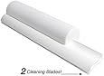 Cleret Dual Bladed Classic Bath Squeegee - All White