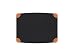 Epicurean Cutting Surfaces 12-by-9-Inch Non-Slip Gripper Cutting Board, Slate with Orange Silicone Grippers