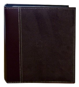 Pioneer Photo Albums 208 Pocket Sewn Faux Suede and Leatherette Cover Album for 4 by 6-Inch Prints, Brown