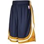 adidas Golden State Warriors Navy Blue Pre-Game Mesh Basketball Shorts